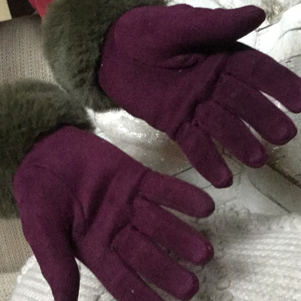 Winter driving gloves faux fur POWDER farmer’s market Sunday brunch travel vacay - Picture 10 of 10